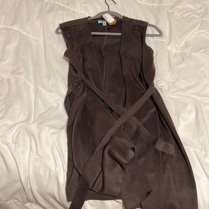 Suede duster